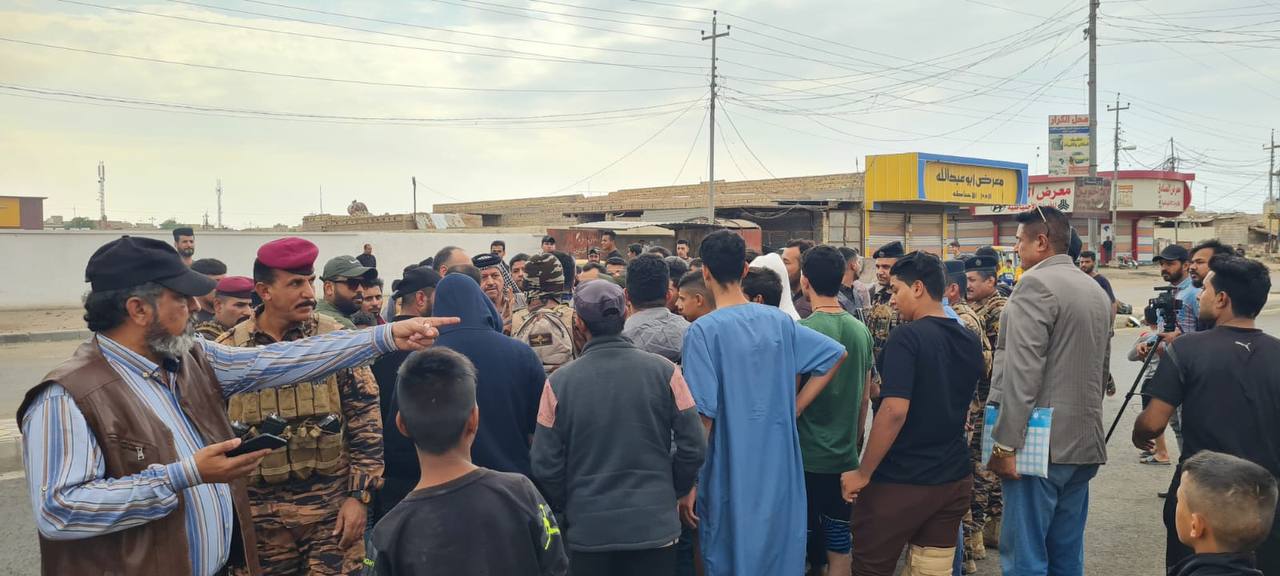 العمارة: مصلحو السيارات يواجهون جرافات الحكومة: لن تمسوا سوق الميت (صور)