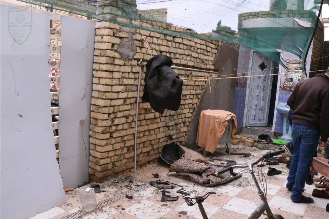 صور: تفجير سيارة مدير المالية في جامعة ميسان