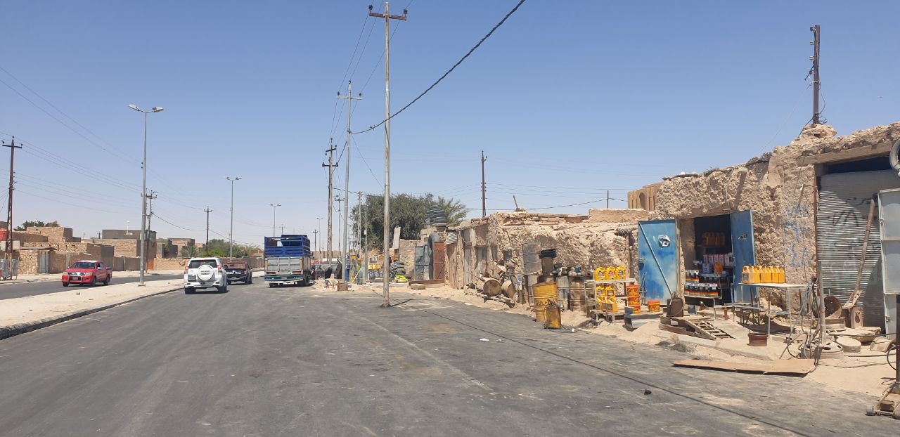 المثنى تتراجع عن ترك عمود الكهرباء الشهير مزروعاً وسط الشارع: سنزيله