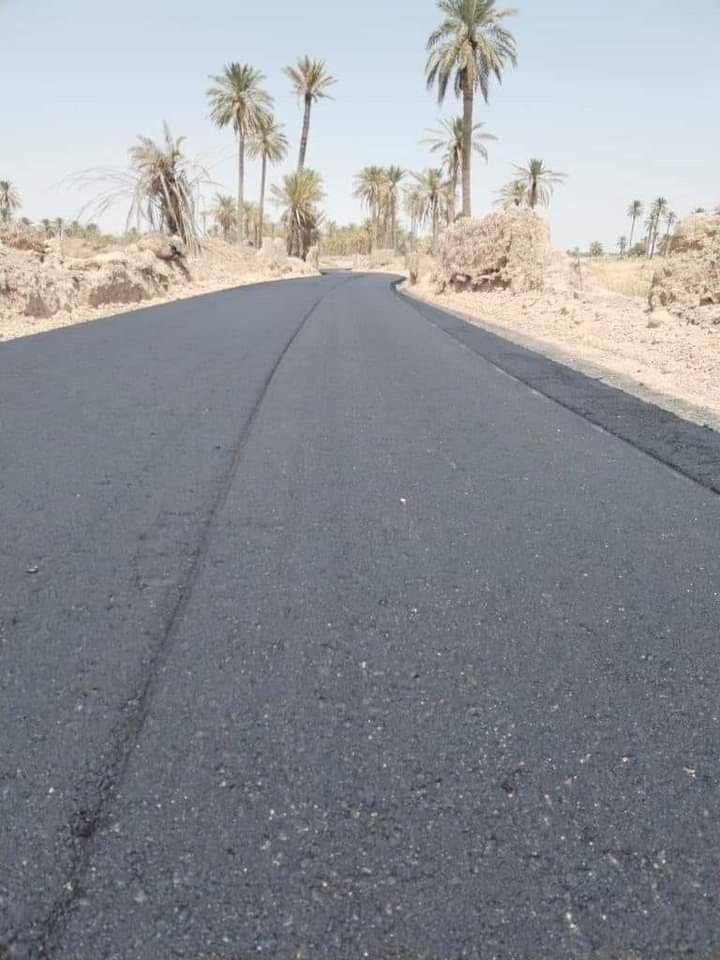 الكوت: الطريق وصل بساتين بدرة التي دمرتها الحروب ومرقد سيد عبد الله