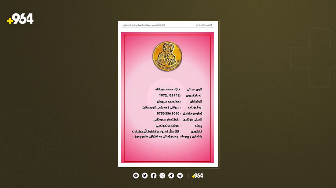 كردستان: المزارع “المثالي” انتهى من تأليف كتاب “الرمان” والأرباح لمرضى السرطان