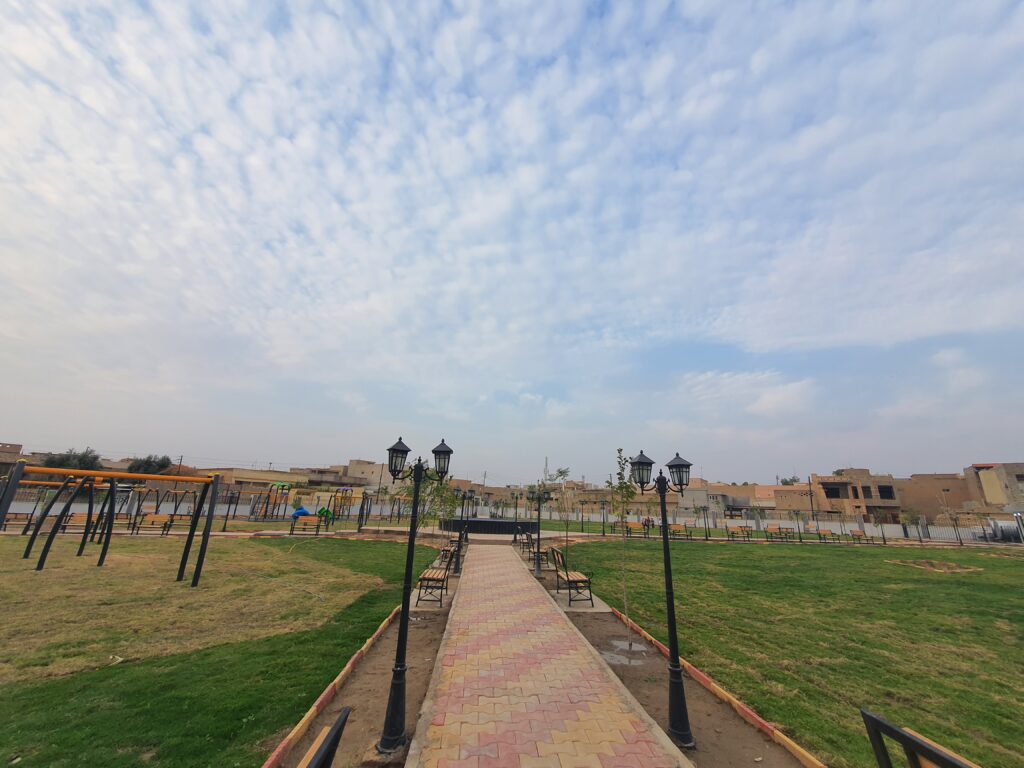 حمل اسم “العروبة”.. صور من المتنزه الجديد في تلعفر