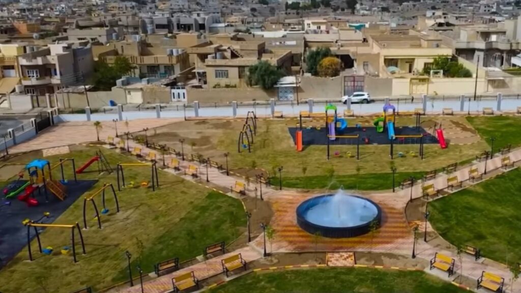 حمل اسم “العروبة”.. صور من المتنزه الجديد في تلعفر