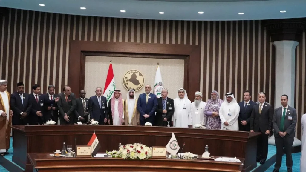 رئيس البرلمان العربي يزور مجلس النواب العراقي