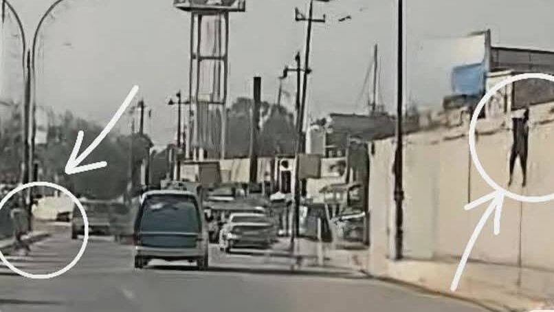 فيديو: لحظة هروب سجينين من سجن الحلة الإصلاحي