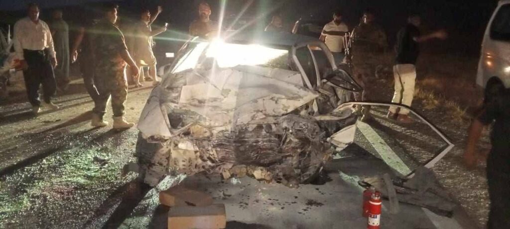 مصرع منتسب من الحشد وإصابة 3 مدنيين بحادث سير في صلاح الدين