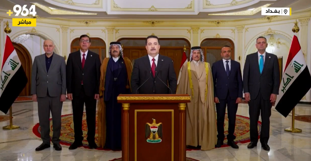 صورة أرشيفية - السوداني يلقي خطاب النصر في الانتخابات.