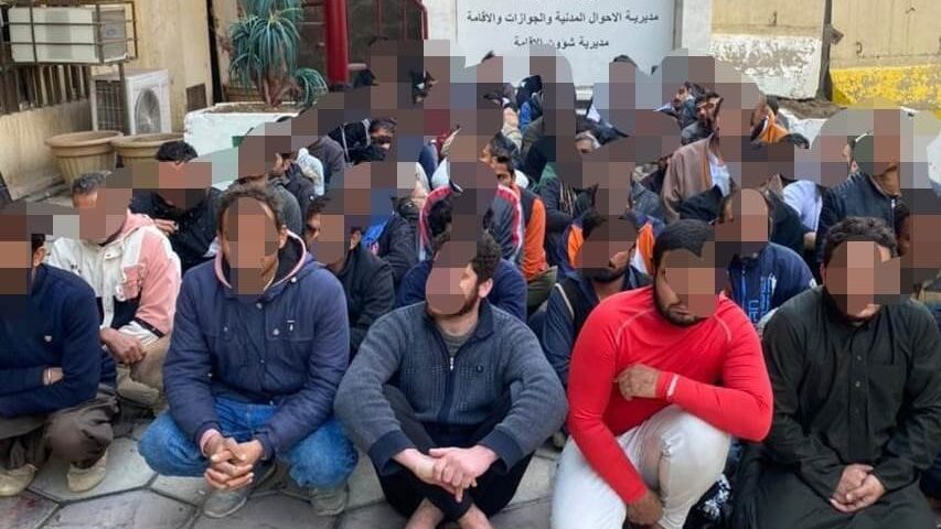 كربلاء تعتقل 16 أجنبياً مخالفاً للإقامة وتسلمهم لشعبة الإبعاد