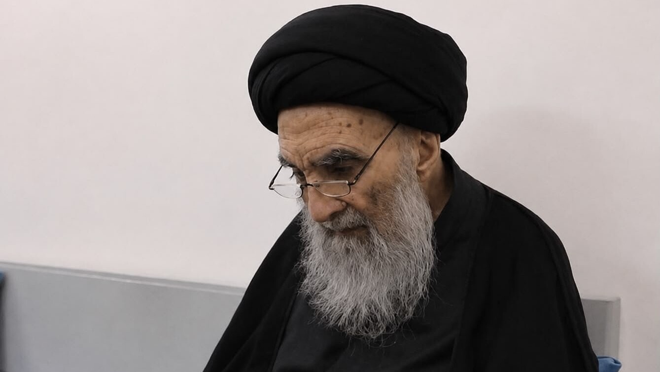 المرجع السيستاني يظهر في صورة جديدة مع بلوغه عامه الـ 96