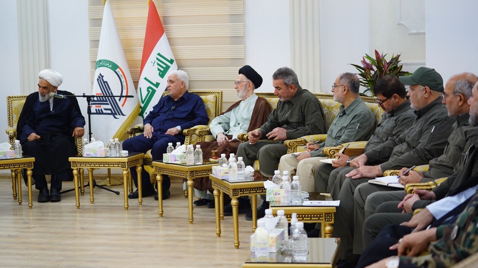وفد مجتبى يزور الفياض وأبو فدك.. “شكراً للعراق على تشييع خامنئي”