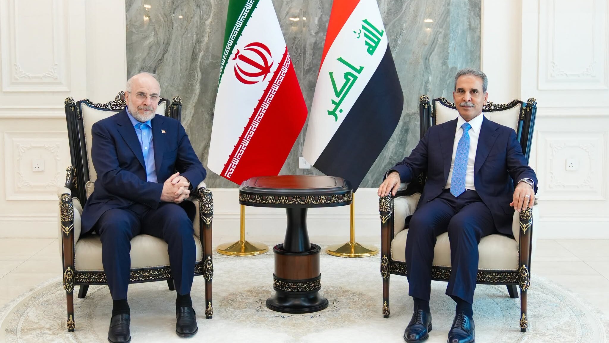 زيدان يبحث مع قاليباف تنفيذ الاتفاقيات بين العراق وإيران