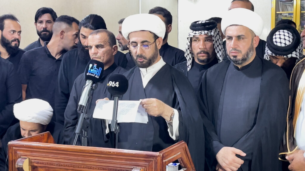 حراك الصادق يحذر العيداني: فتح جبهة قضائية ضد المتظاهرين نهاية لسلطتك في البصرة