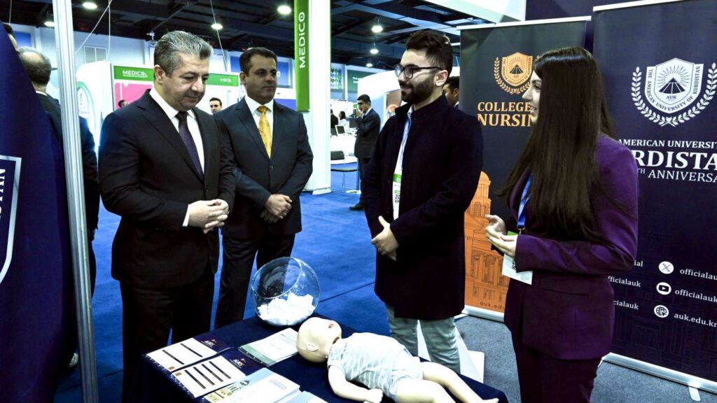 مسرور بارزاني يفتتح معرض الصحة الدولي الأول في أربيل