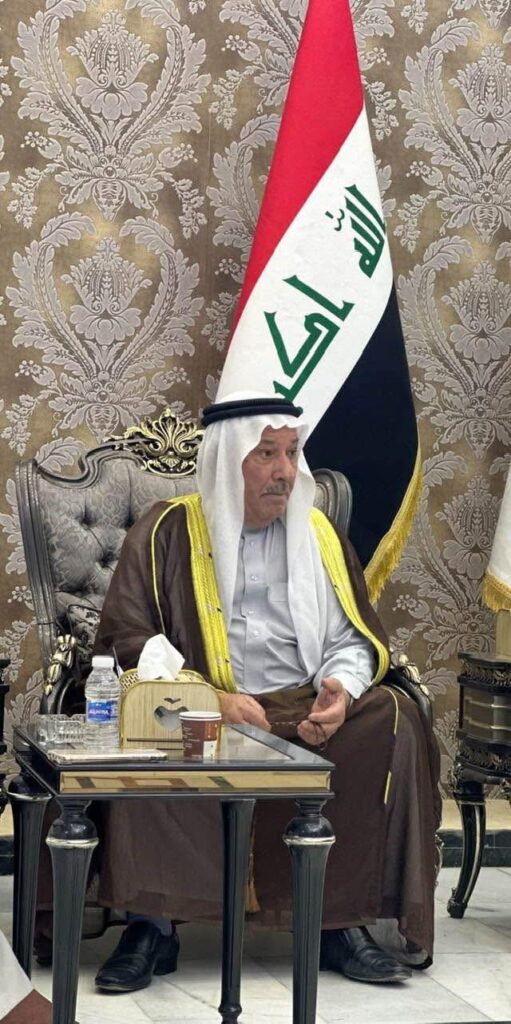 سامراء تنعي عايد نجم الزيدان شيخ عام عشيرة آلبو عظيم الحسينية