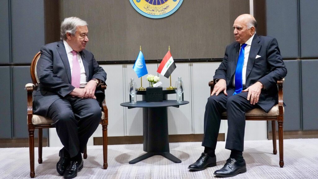 غوتيريش يعبر عن إعجابه بالتطور الكبير الذي تشهده بغداد