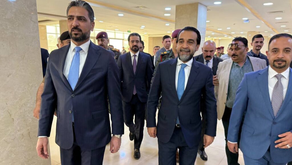 لمناقشة عقد الجلسات.. الحلبوسي في كركوك ولقاء مع الحافظ (صورة)