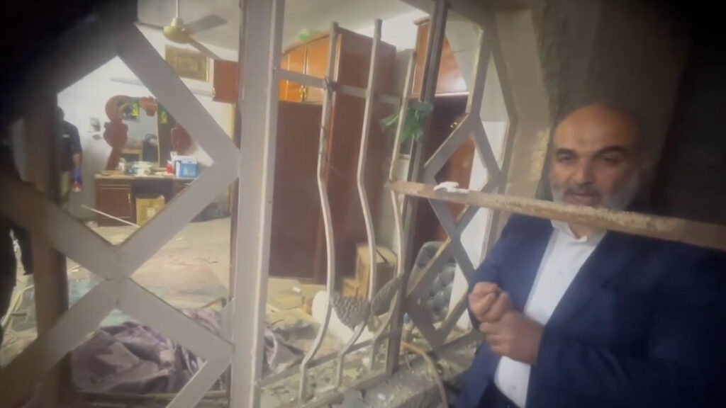 فيديو: ياسر الحسيني يحمل السوداني مسؤولية استهداف مكتبه بعبوة ناسفة