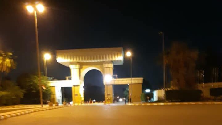 إعلام إيراني ينشر خارطة المنطقة الخضراء في بغداد رداً على تهديد ترامب