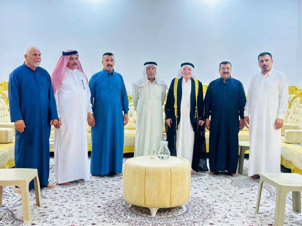 بعمر 92 عاماً... شيخ خلف يدخل القفص الذهبي مجدداً ويشعل الفرح في بيجي!