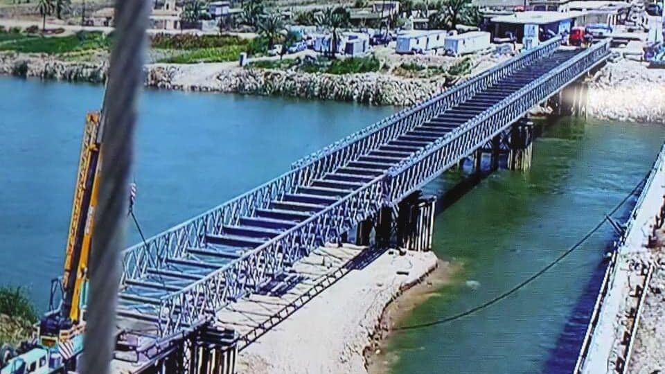 افتتاح جسر جرف الصخر لتسهيل وصول الزائرين إلى كربلاء