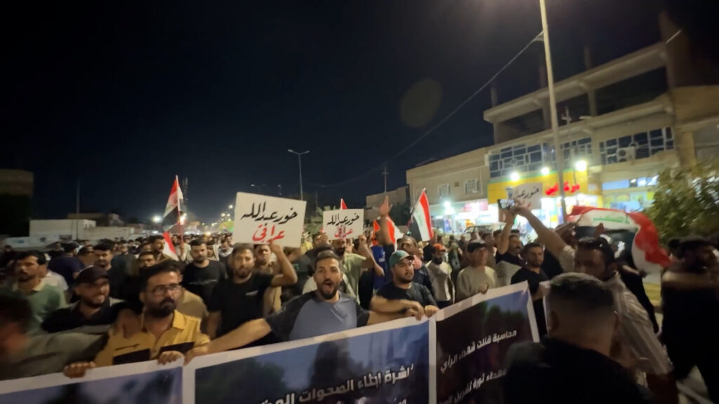 العراق نسي خور عبد الله لكن الكوت عادت.. تظاهرة جديدة الآن