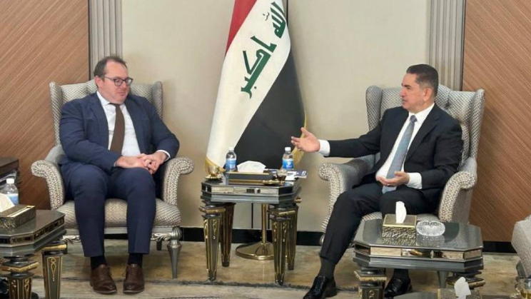 الزرفي والقائم بأعمال واشنطن يستذكران "تضحيات أميركا إبان تحرير العراق"