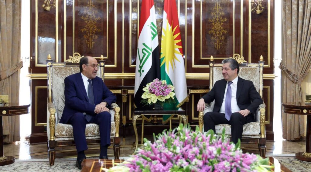 المالكي في أربيل.. اجتماع مع مسرور بارزاني بشأن تشكيل الحكومة الجديدة
