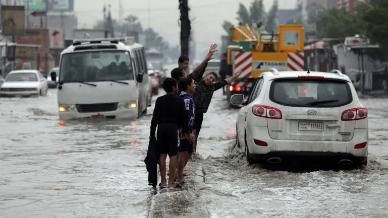 بغداد تتصدر كميات الأمطار في العراق بـ45 ملم