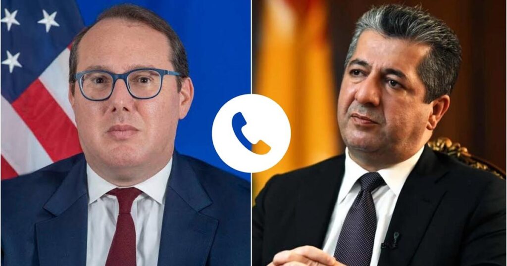 مسرور بارزاني يتلقى اتصالاً أمريكياً لإدانة هجوم كورمور