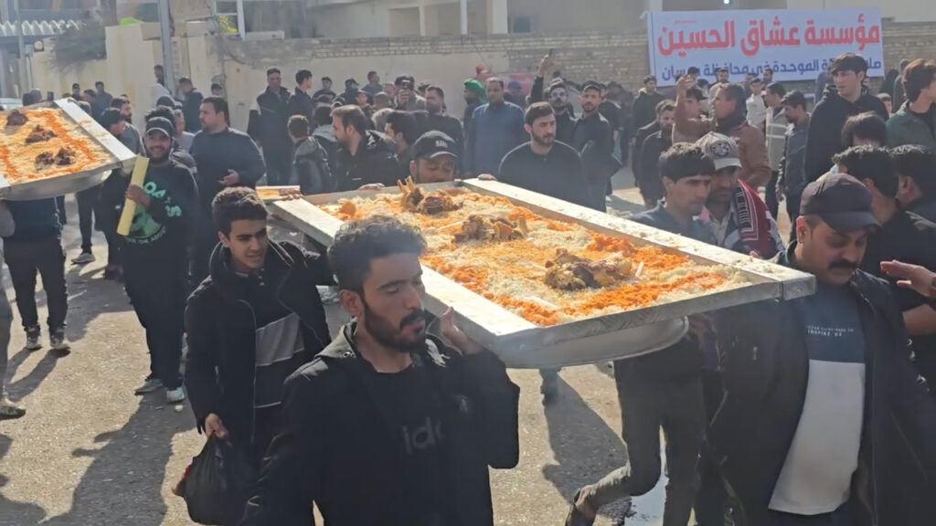 فيديو: العمارة تستقبل ضيوف الصدر بأكبر سفرة "مفطح"