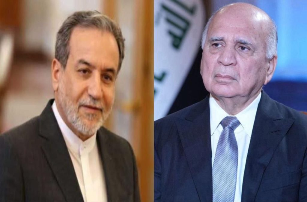 فؤاد حسين يؤكد لعراقجي: موقف العراق ثابت يرفض الحرب ويدعو للحوار