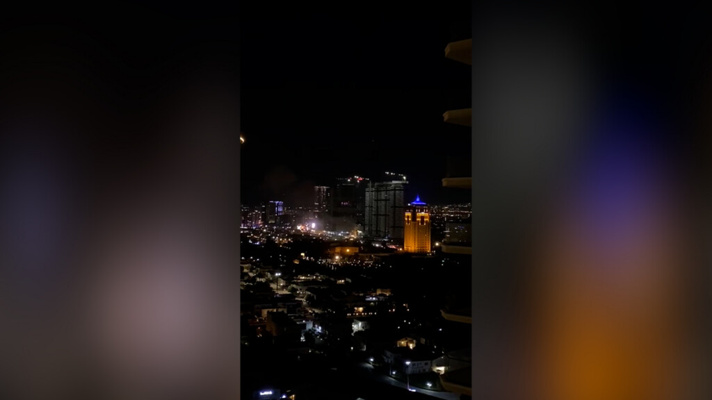 قصف قلب أربيل التجاري والسياحي.. عمود دخان قرب حديقة سامي عبد الرحمن