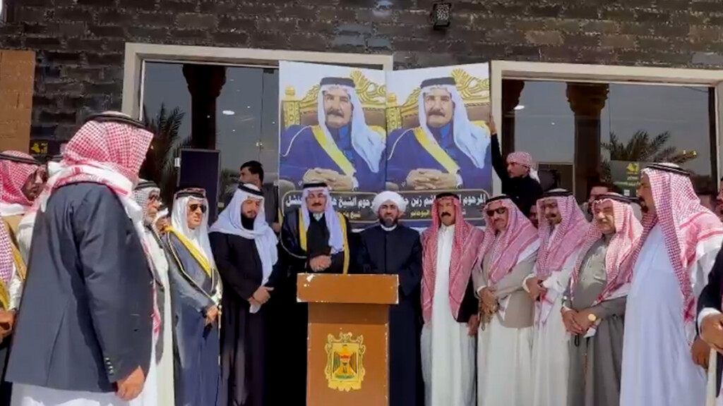 البو حاتم نصبت الابن شيخاً للعشيرة قبل تشييع والده في الفلوجة (فيديو)
