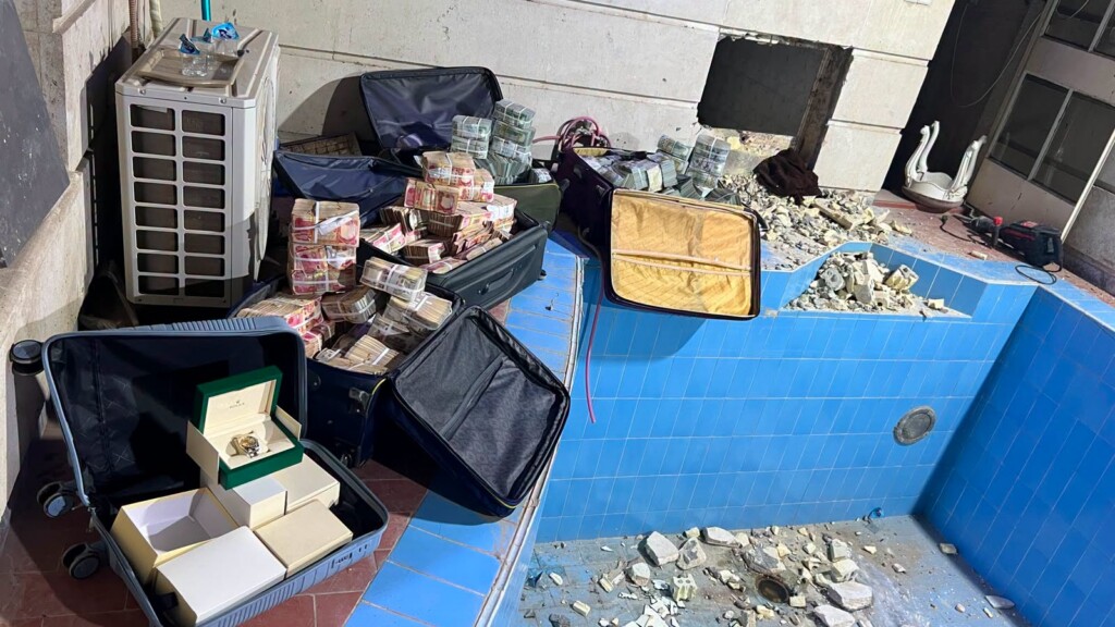 الدريل بدأ يحفر بيت الوكيل النفطي الآخر وأول وجبة 11 مليون دولار داخل الجدران