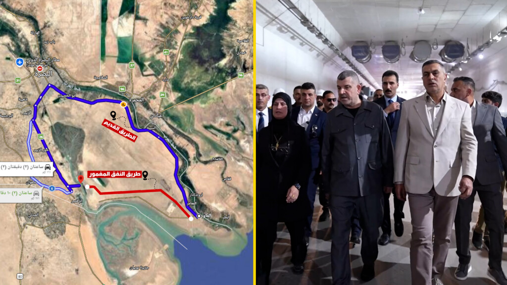 الوزير انتقل من الفاو إلى أم قصر دون حاجة للبصرة.. العيداني يدشن خط حركة جديد