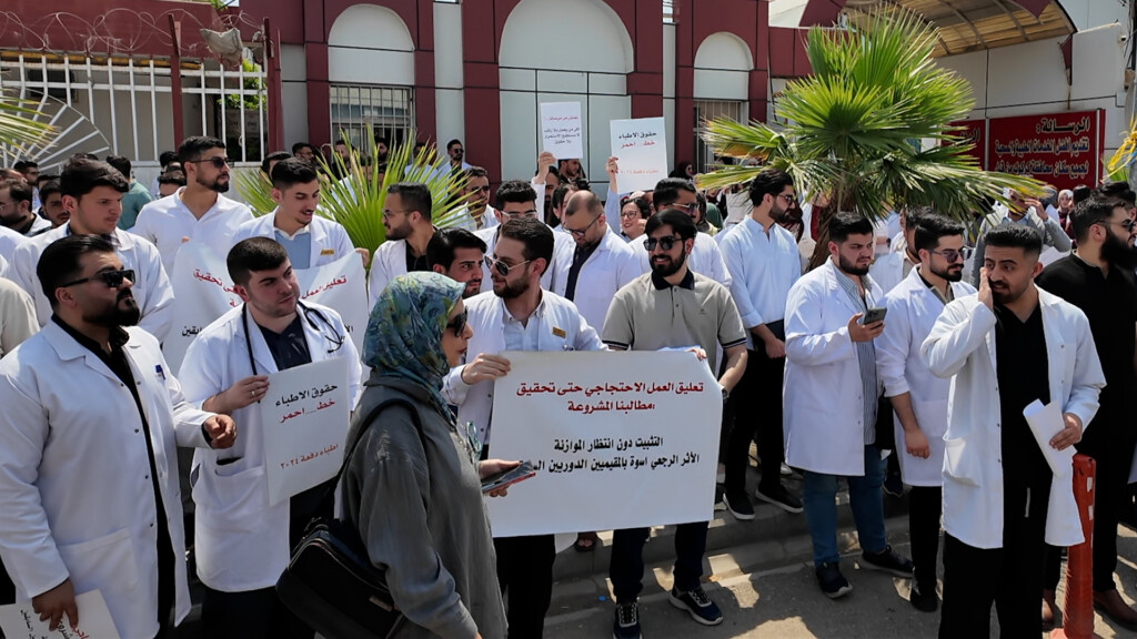 "قلق وخوف من مستقبل مجهول".. نقابة الأطباء تشرح للزيدي سبب الإضراب