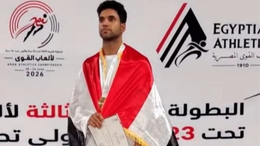 العراق يحصد ذهبية العرب لألعاب القوى.. فلاح حسن سبق البحريني والسعودي