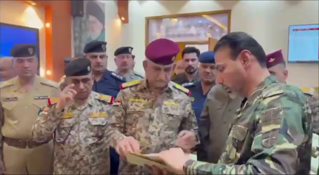فيديو: قائد سرايا السلام يسلم لجنة حصر السلاح بيانات المقاتلين وجرد بالعجلات