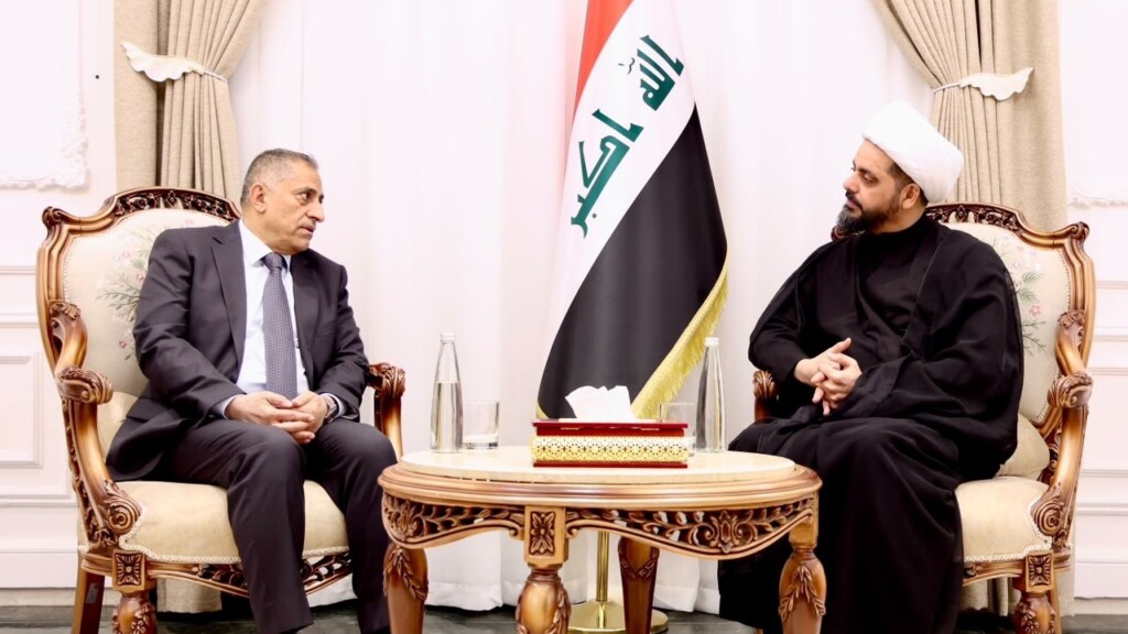 الخزعلي ومستشار الأمن القومي يدعمان توجه الزيدي لمكافحة الفساد وحصر السلاح
